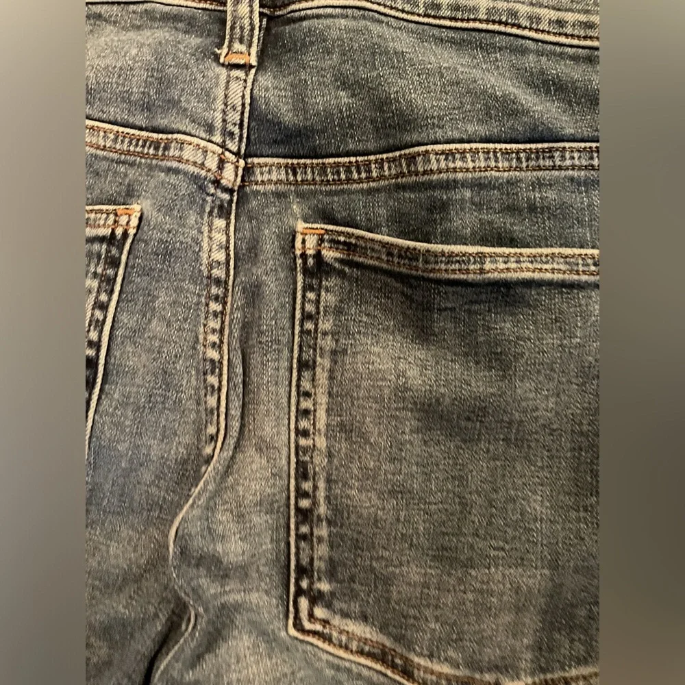 EUC Madewell Kick Out Full Length Jean Sz 31 tear near pocket sew or patch incl - Picture 10 of 14